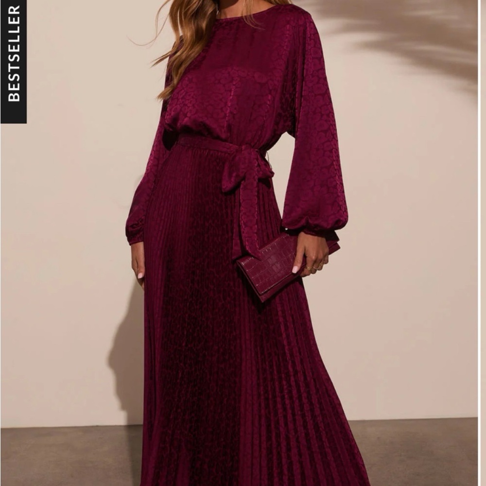 Merlot maxi dress